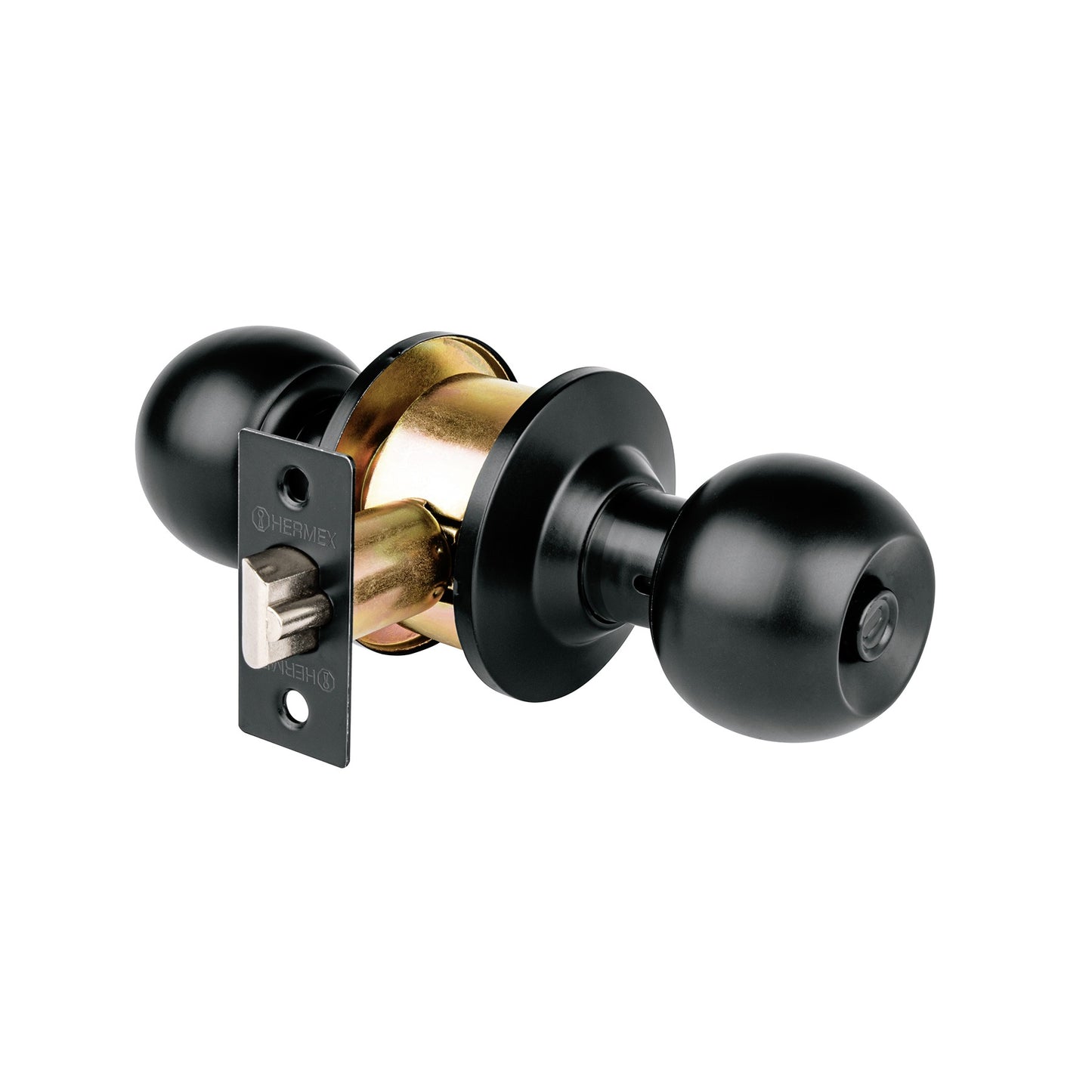 CERRADURA POMO RECAMARA NEGRO HERMEX 47910 CEPO-61R