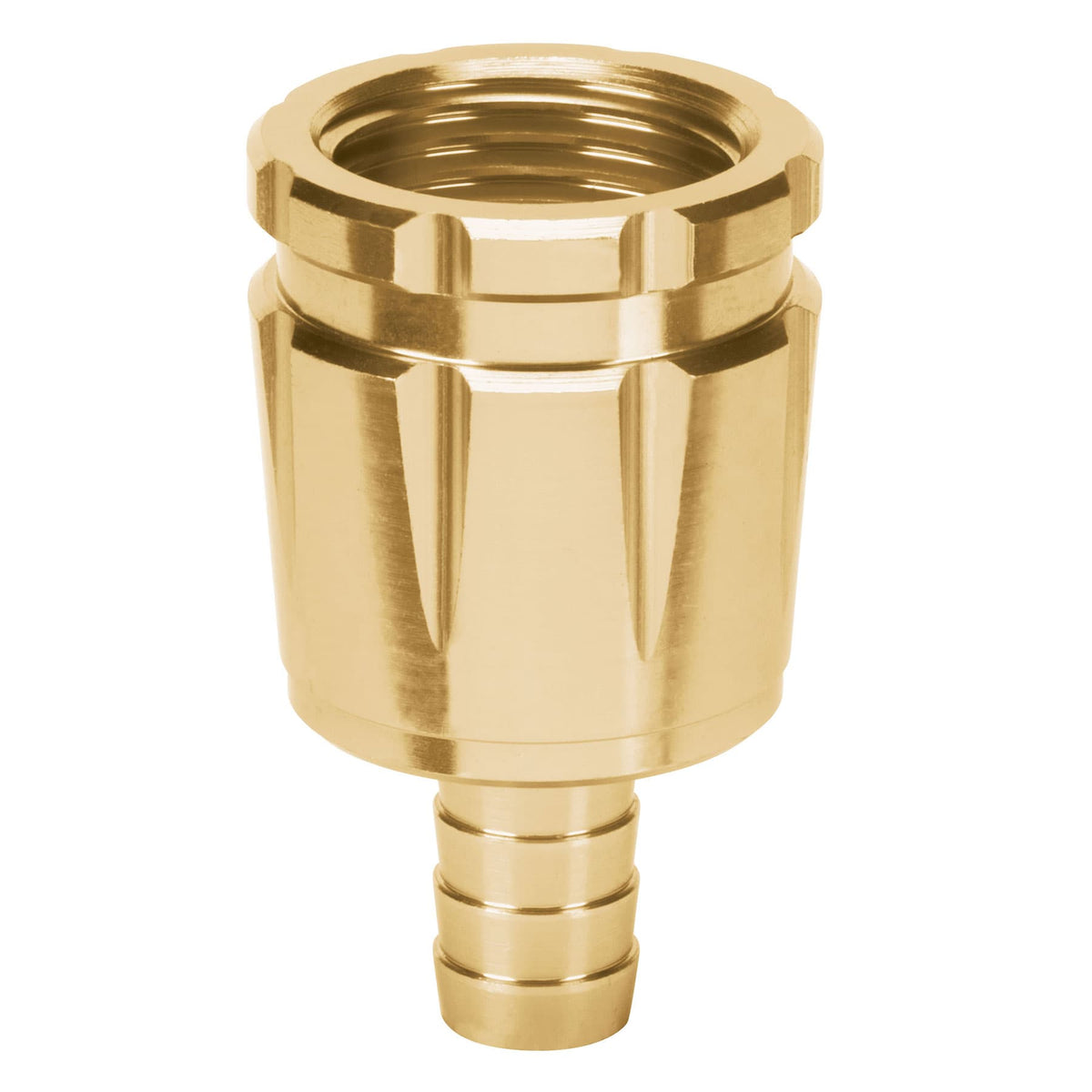 Conector 1/2' hembra robusto de aluminio, TRUPER — foto oficial 1