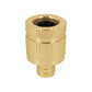 Conector 3/4' hembra robusto de aluminio, TRUPER — foto oficial 1