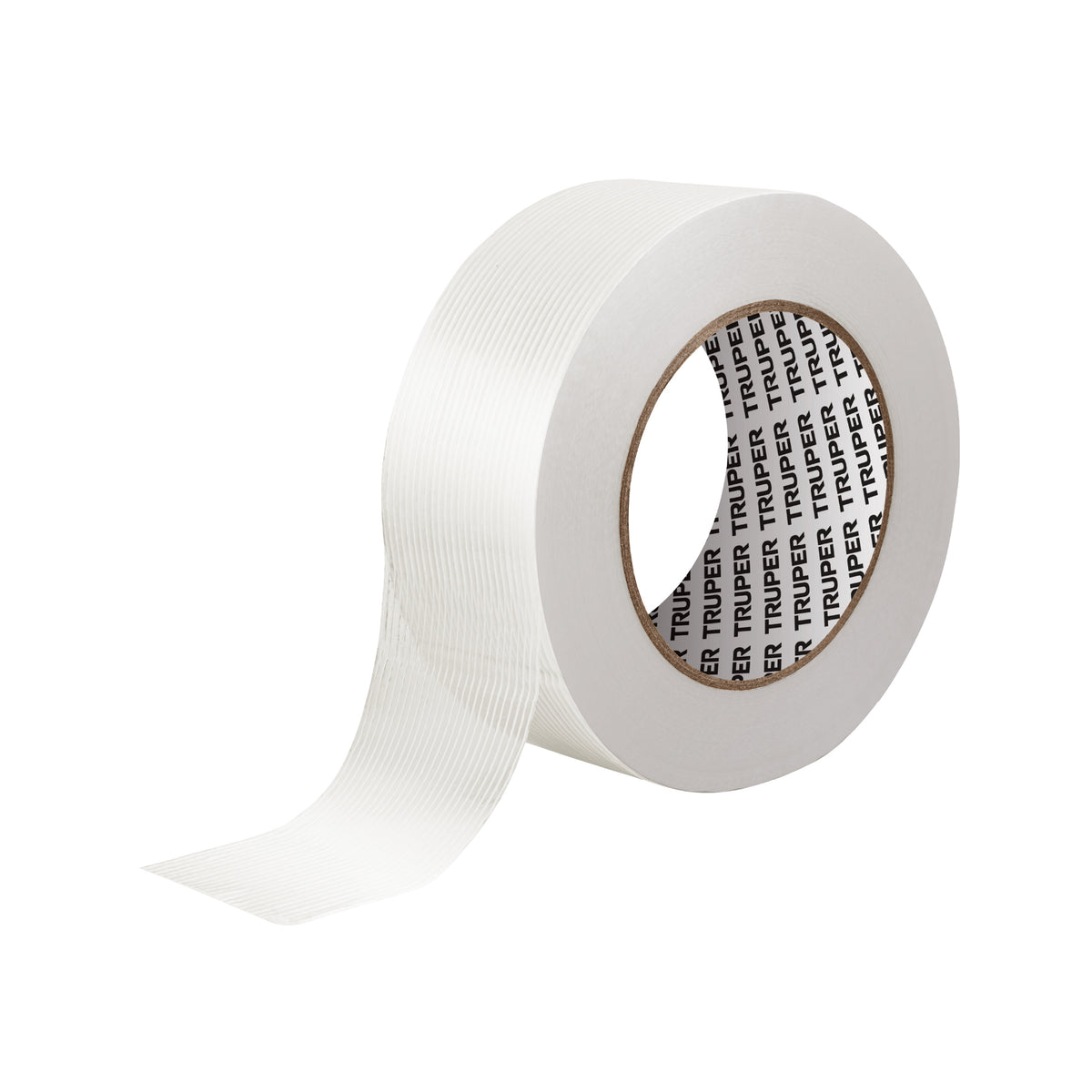 Cinta flejadora con filamentos 48mm x 50 m, transparente, Truper, SKU 103040