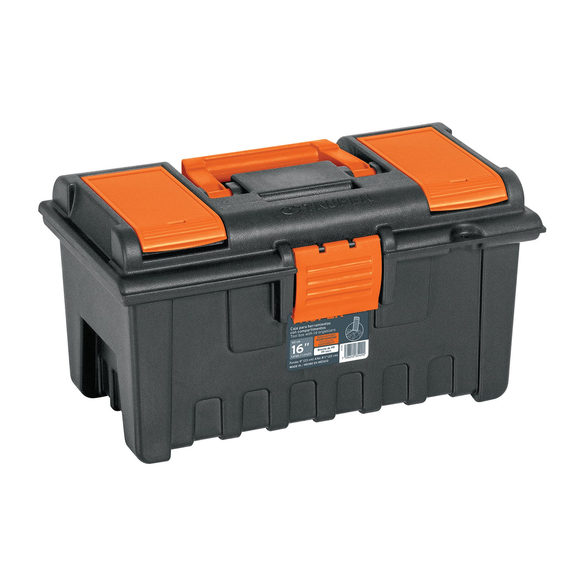 Caja para herramienta de 16' con compartimentos, TRUPER — foto oficial 1