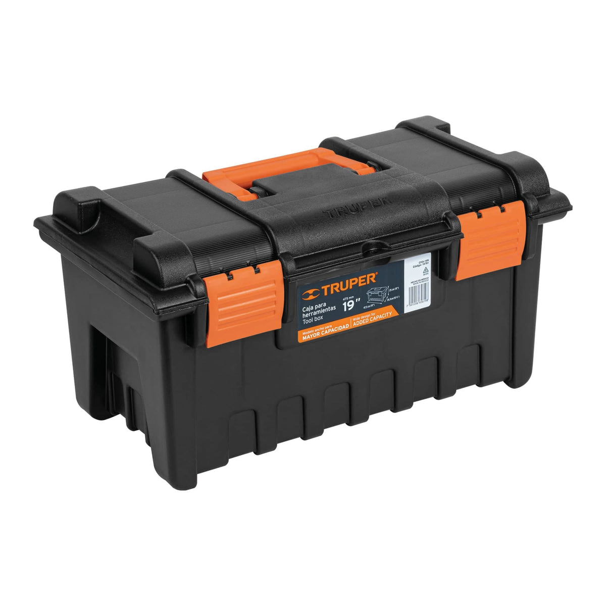 Caja para herramienta de 19' sin compartimentos TRUPER — foto oficial 1