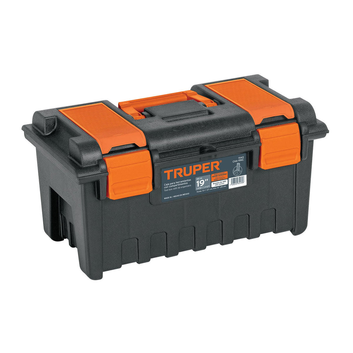 Caja para herramienta de 19' con compartimentos, TRUPER — foto oficial 1