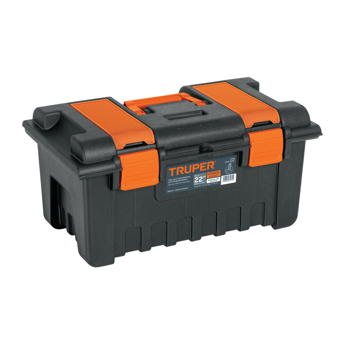 Caja para herramienta de 22' con compartimentos, TRUPER — foto oficial 1