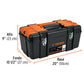 Caja para herramienta 20' compartimentos y broches metálicos, Truper, SKU 102435 — vista 4