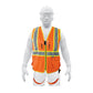 Chaleco de seguridad para arnés, alta visibilidad, naranja, Truper, SKU 101770