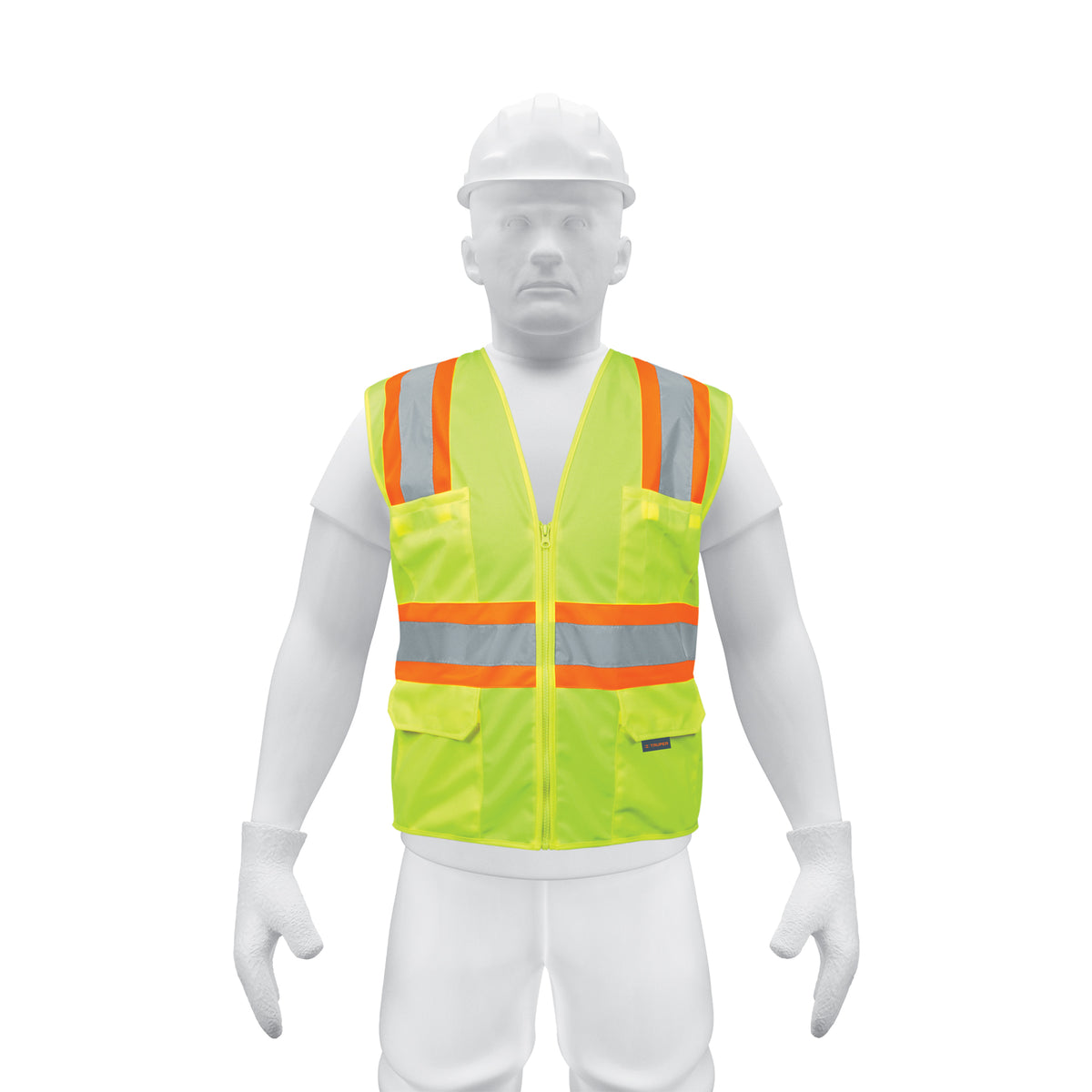 Chaleco de seguridad amarillo máxima visibilidad y 6 bolsas — foto oficial 1