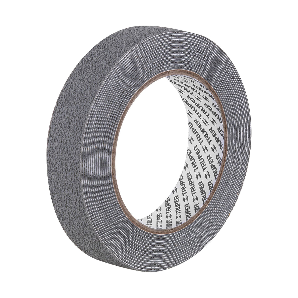 Rollo de 5 m cinta antiderrapante 25mm gris p/áreas húmedas, Truper, SKU 101772