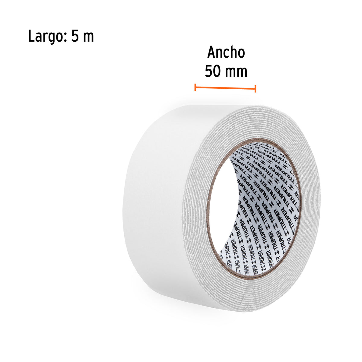 Rollo 5 m cinta antiderrapante transp. 50mm p/áreas húmedas, Truper, SKU 101446 — vista 3