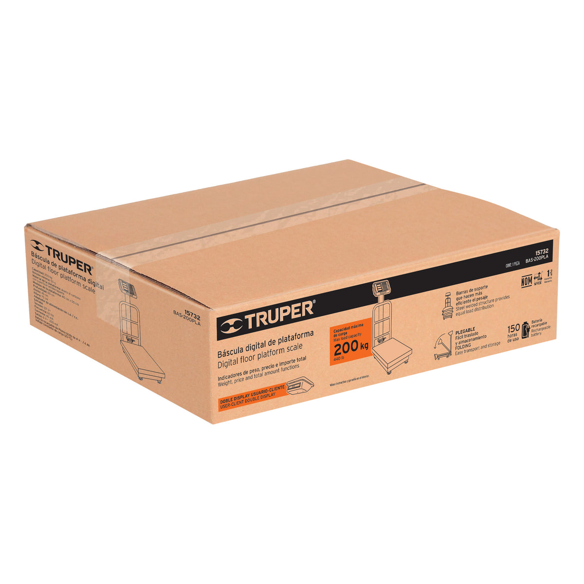 Caja de empaque de repuesto para BAS-200PLA, TRUPER — foto oficial 1