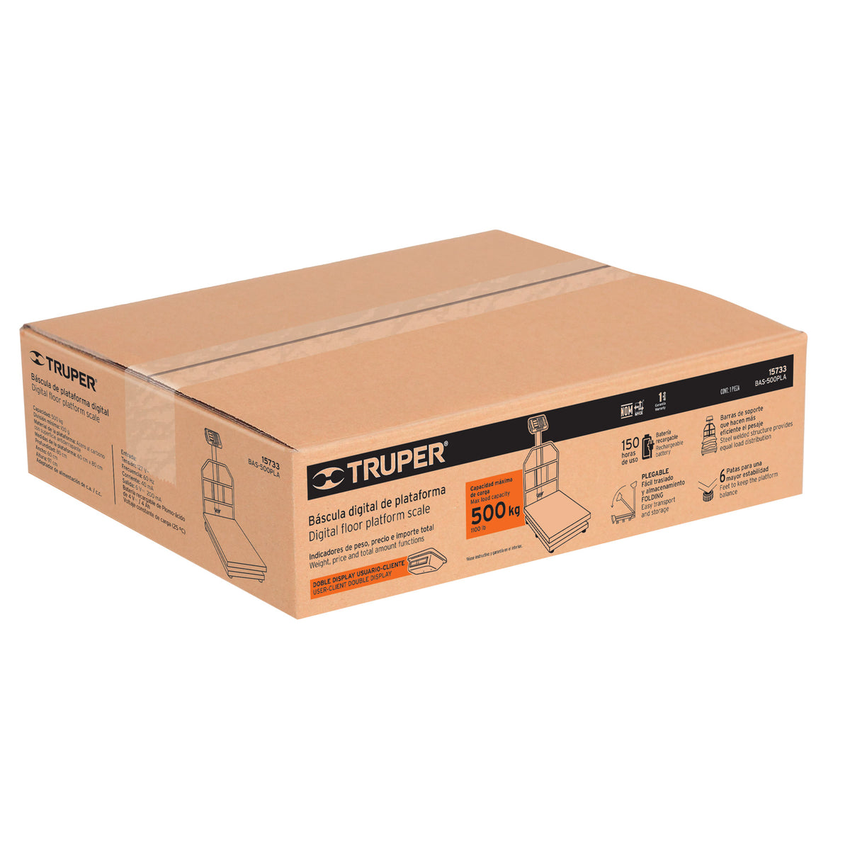 Caja de empaque de repuesto para BAS-500PLA, TRUPER — foto oficial 1
