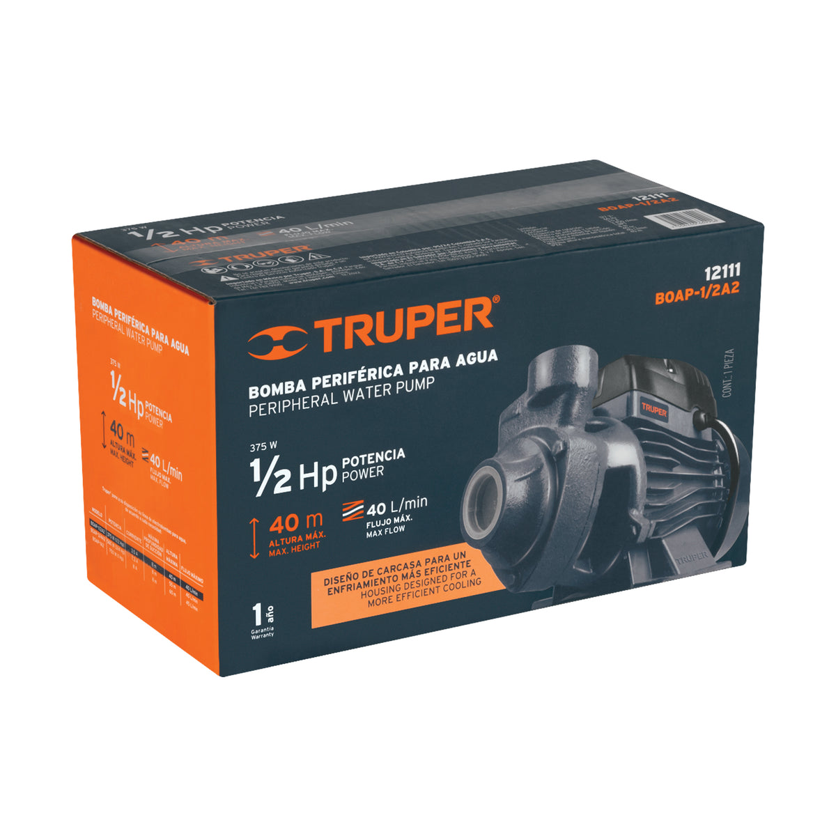 Caja de empaque de repuesto para BOAP-1/2A2, TRUPER — foto oficial 1