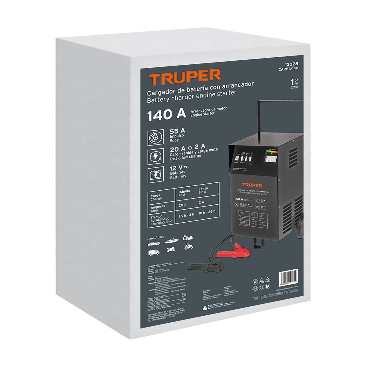 Caja de empaque de repuesto para CARBA-140, TRUPER — foto oficial 1