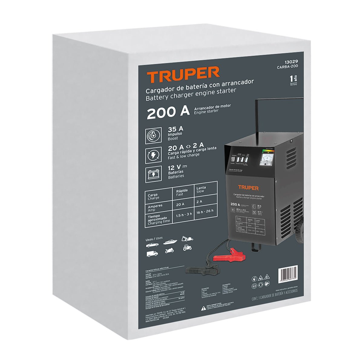 Caja de empaque de repuesto para CARBA-200, TRUPER — foto oficial 1