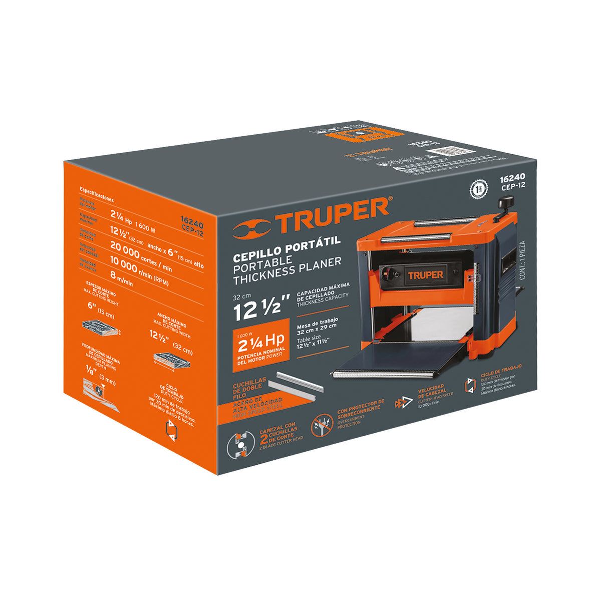 Caja de empaque de repuesto para CEP-12, TRUPER — foto oficial 1