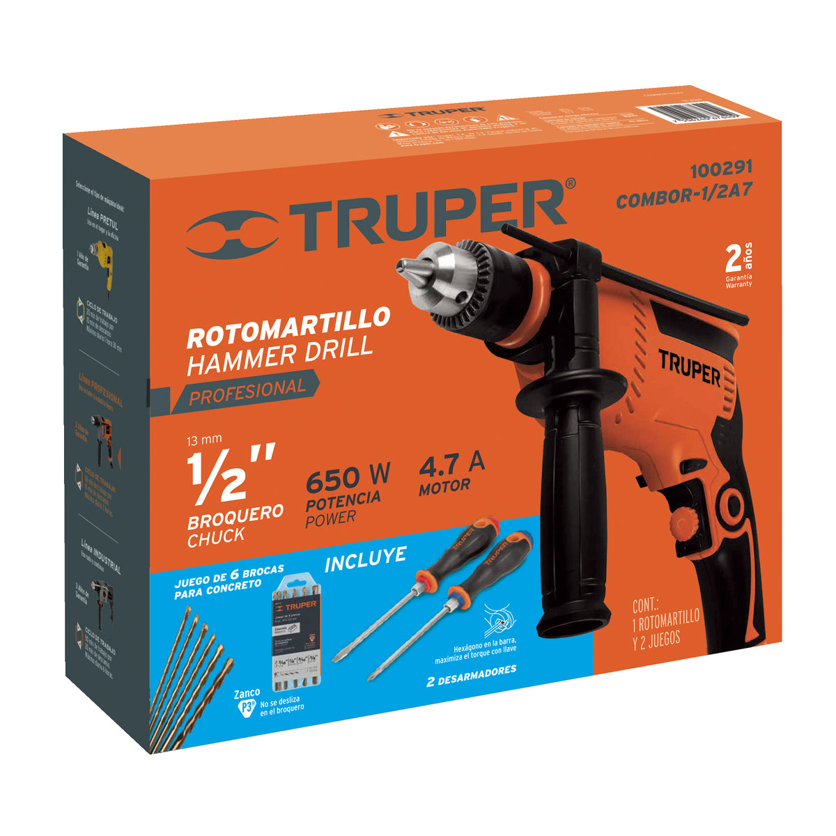 Caja de empaque de repuesto para COMBOR-1/2A7, TRUPER — foto oficial 1