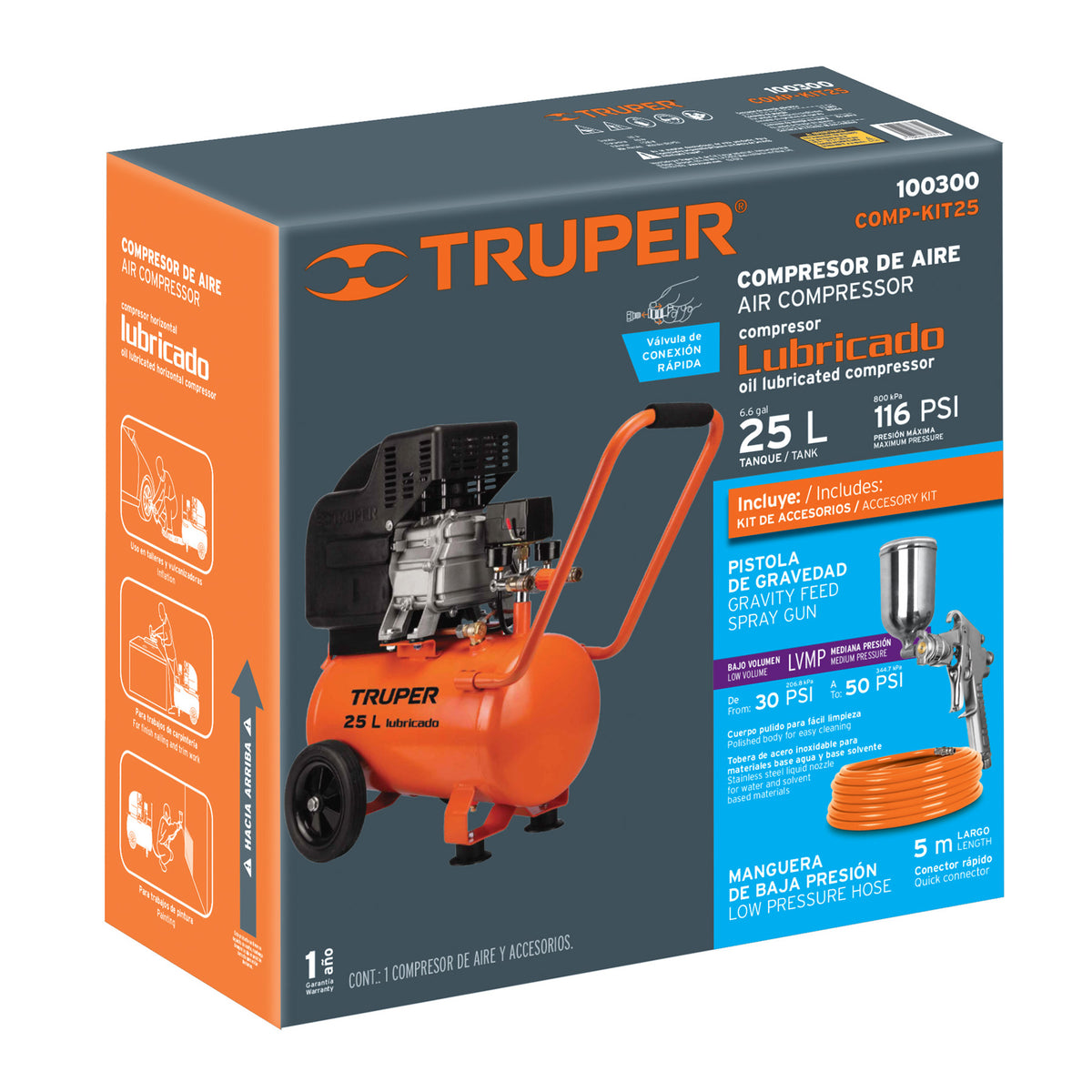 Caja de empaque de repuesto para COMP-KIT25, TRUPER — foto oficial 1