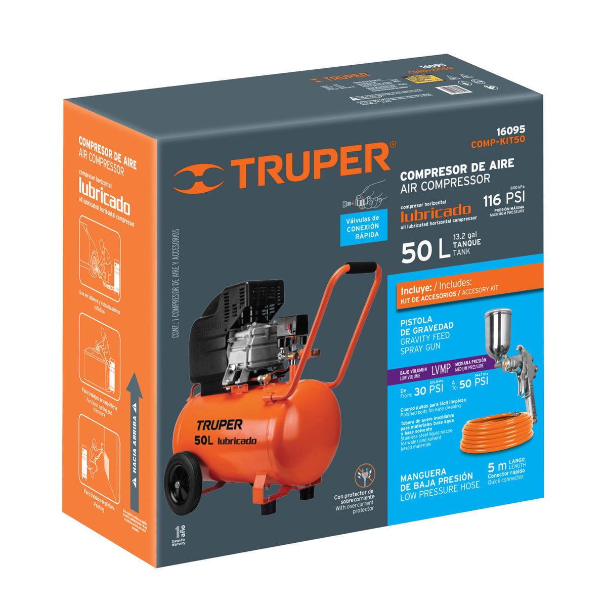 Caja de empaque de repuesto para COMP-KIT50, TRUPER — foto oficial 1