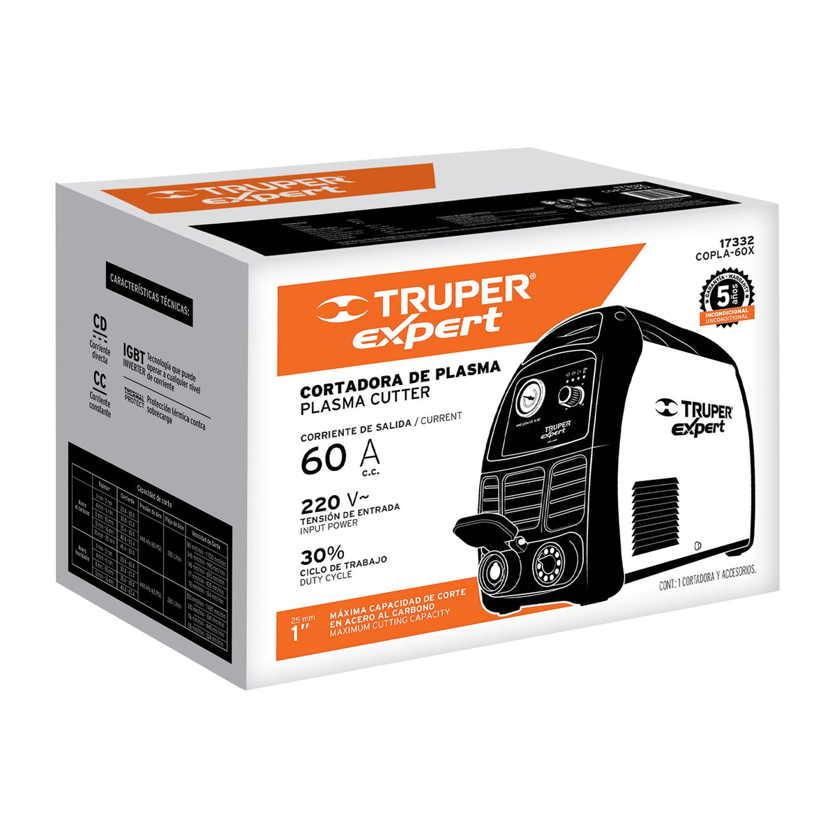 Caja de empaque de repuesto para COPLA-60X, TRUPER — foto oficial 1
