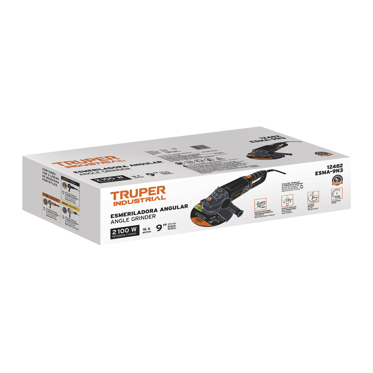 Caja de empaque de repuesto para ESMA-9N3, TRUPER INDUSTRIAL — foto oficial 1