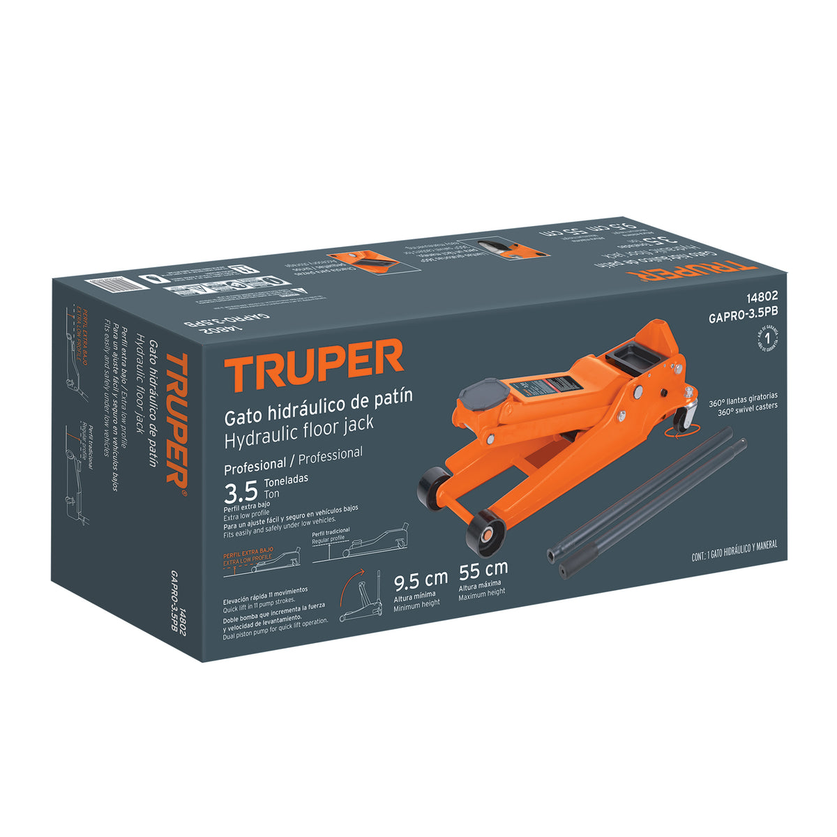 Caja de empaque de repuesto para GAPRO-3.5PB, TRUPER — foto oficial 1