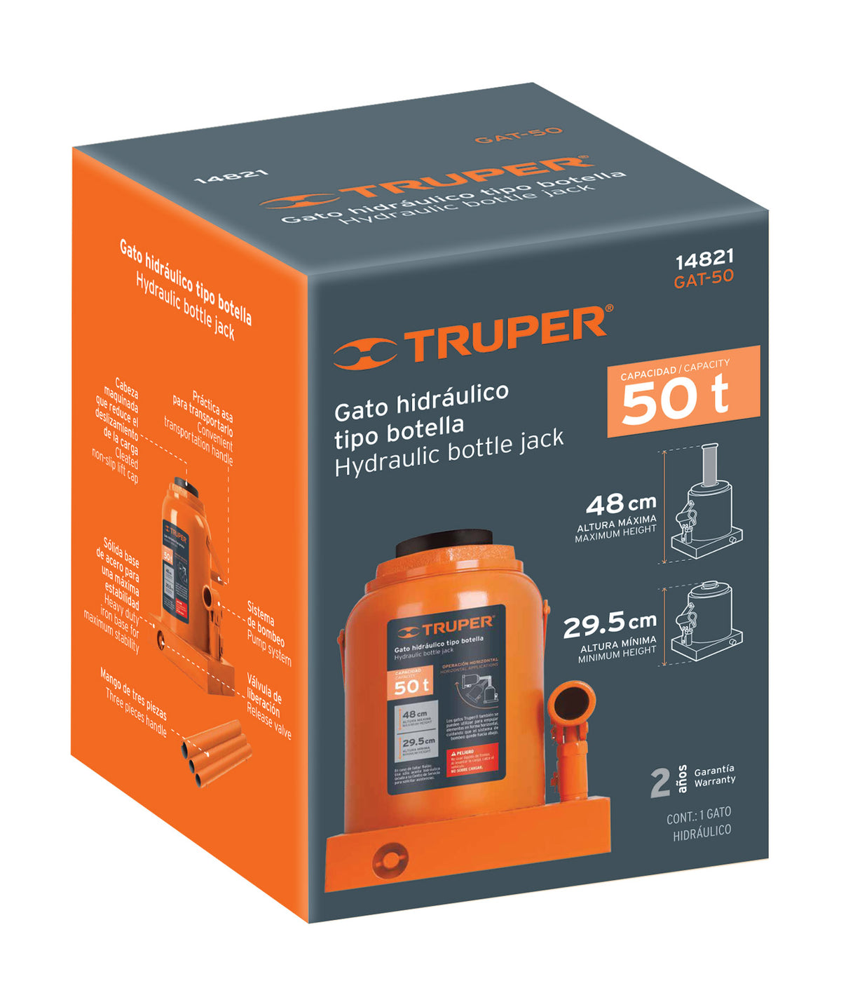 Caja de empaque de repuesto para GAT-50, TRUPER — foto oficial 1