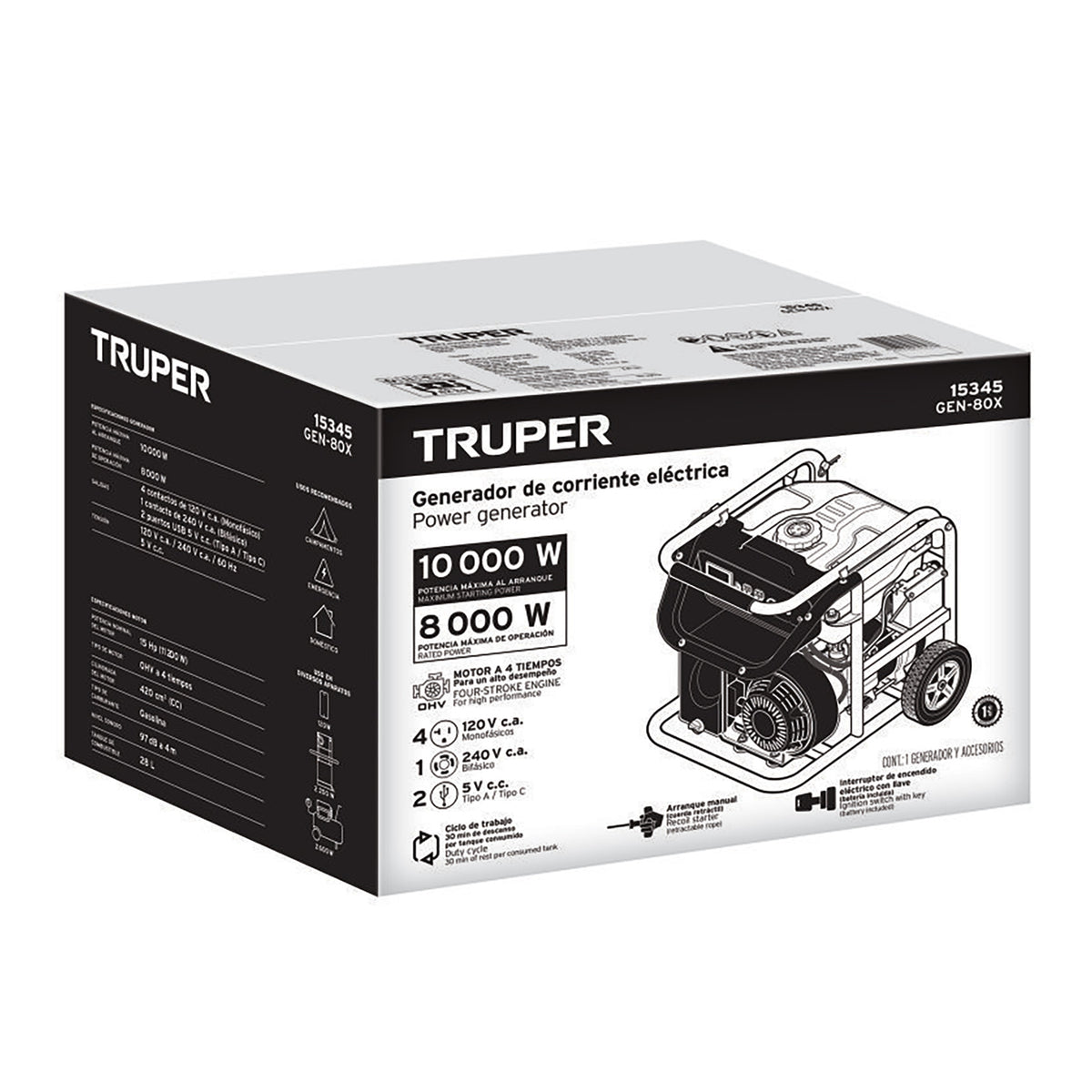 Caja de empaque de repuesto para GEN-80X, TRUPER — foto oficial 1