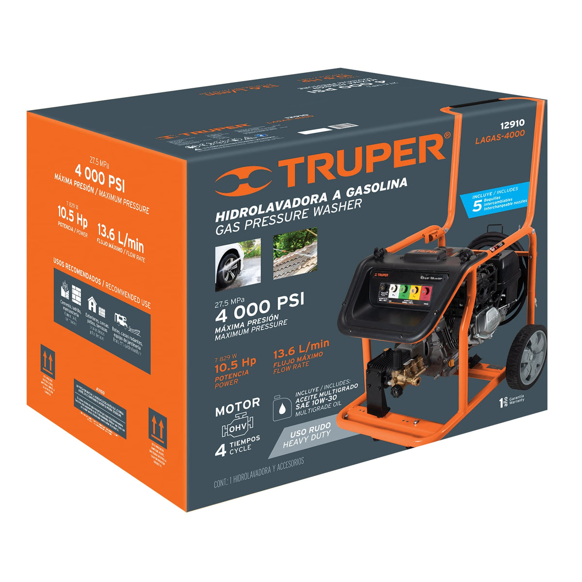 Caja de empaque de repuesto para LAGAS-4000, TRUPER — foto oficial 1