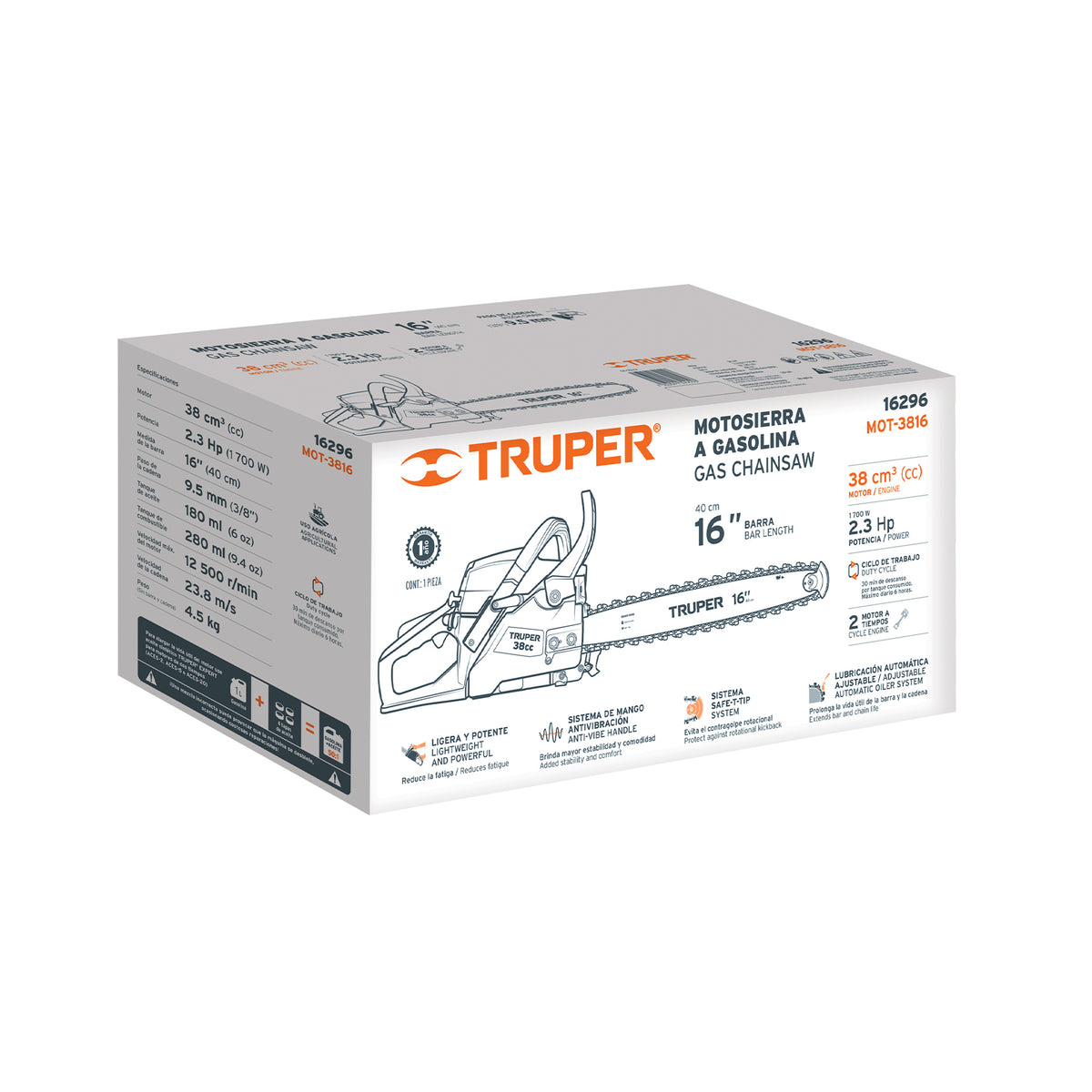 Caja de empaque de repuesto para MOT-3816, TRUPER — foto oficial 1