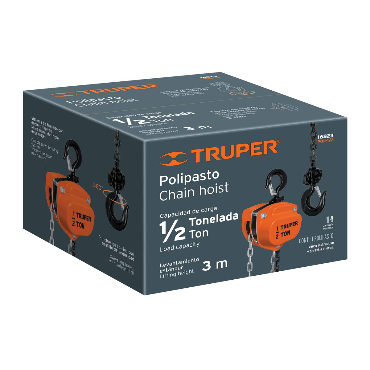 Caja de empaque de repuesto para POL-1/2, TRUPER — foto oficial 1