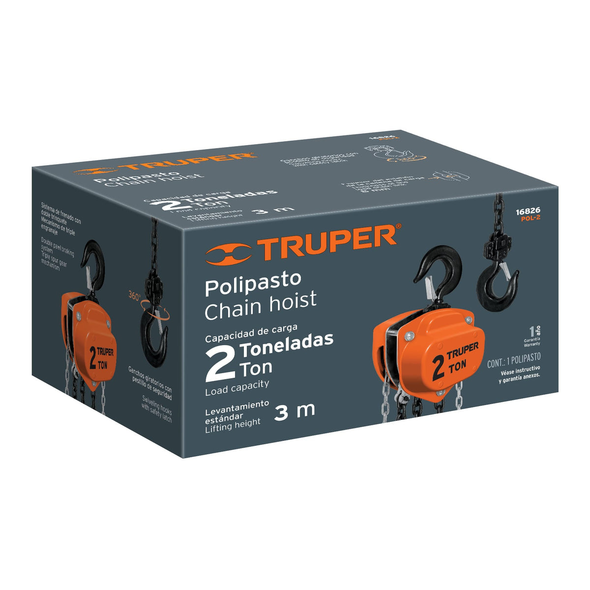 Caja de empaque de repuesto para POL-2, TRUPER — foto oficial 1
