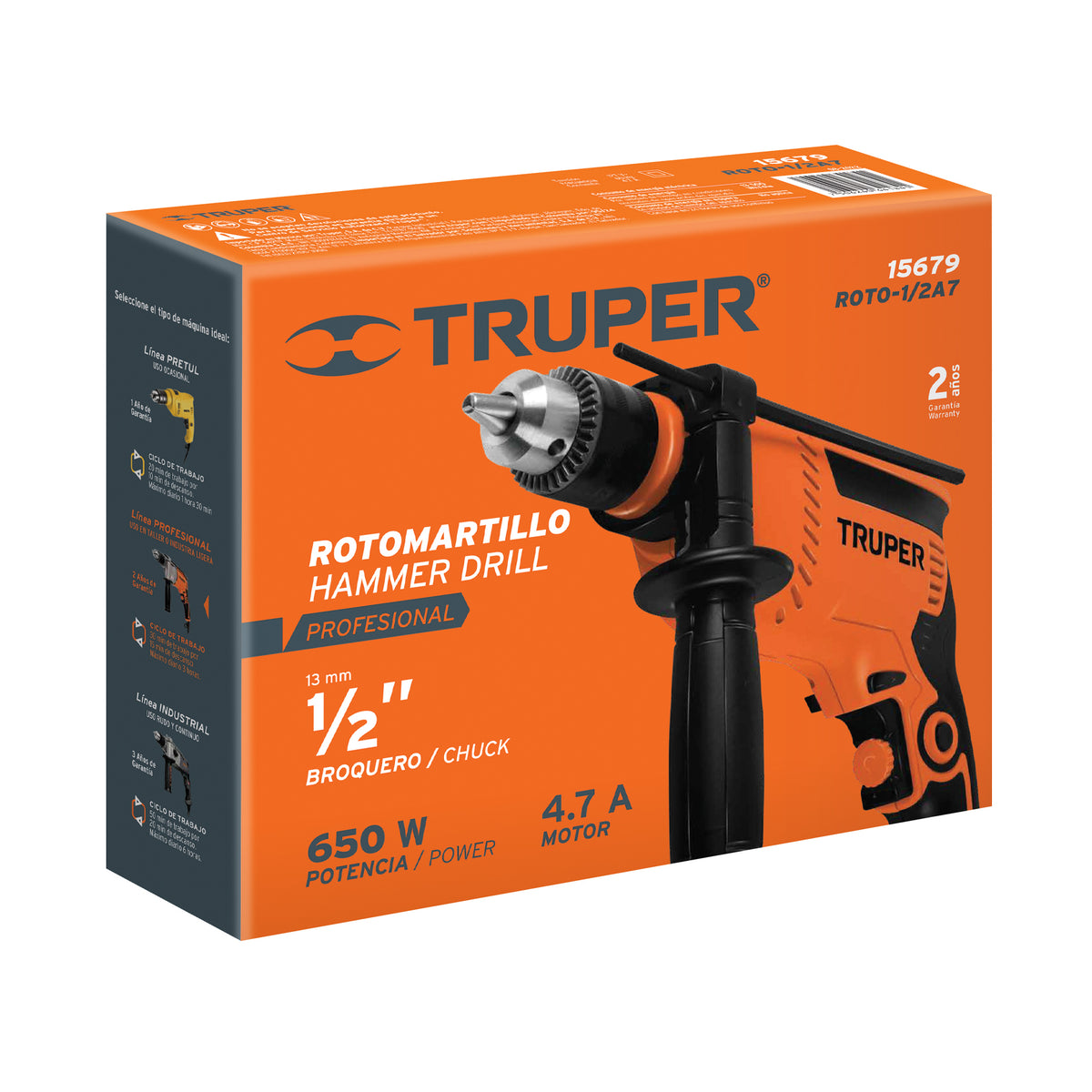 Caja de empaque de repuesto para ROTO-1/2A7, TRUPER — foto oficial 1