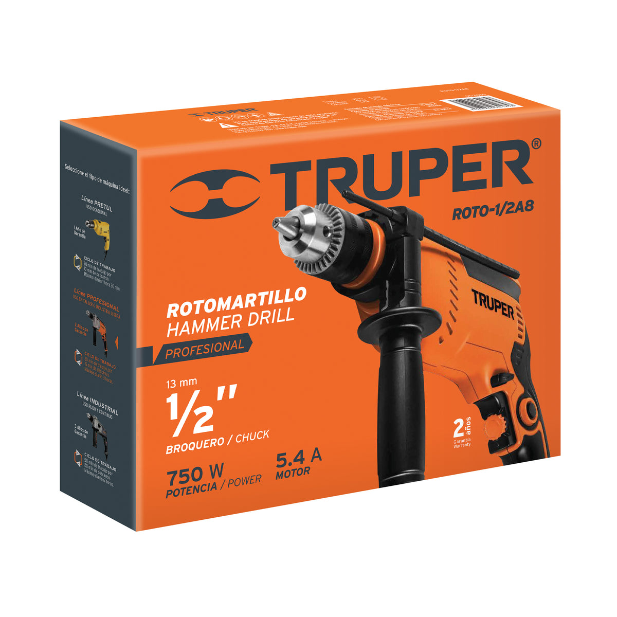 Caja de empaque de repuesto para ROTO-1/2A8, TRUPER — foto oficial 1