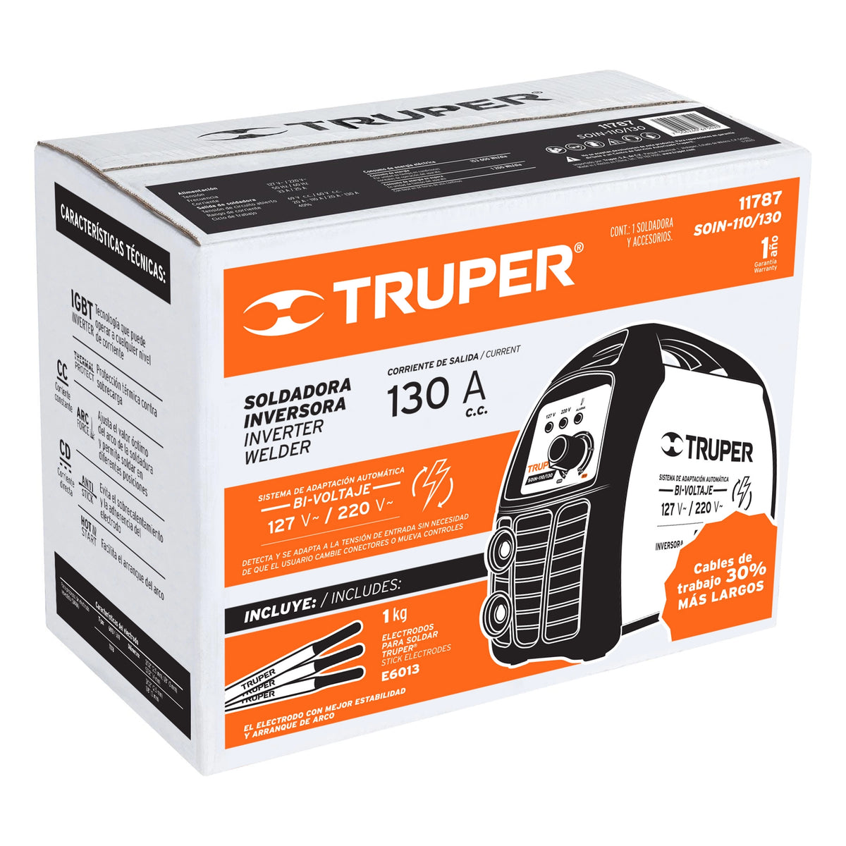Caja de empaque de repuesto para SOIN-110/130, TRUPER — foto oficial 1