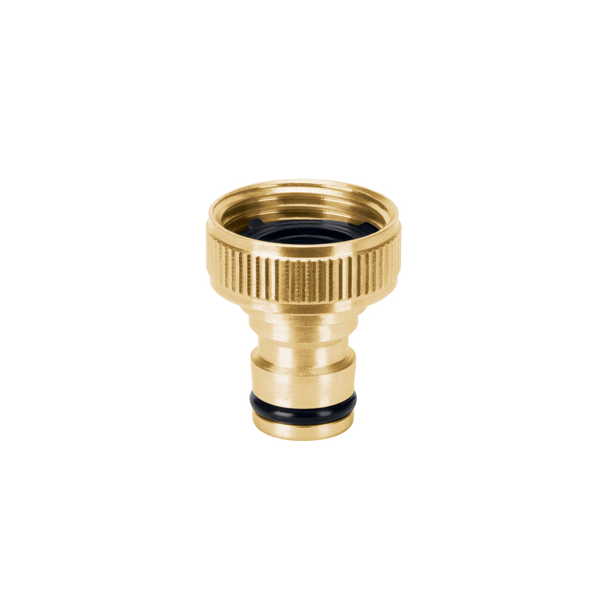 Conector 3/4' rápido hembra de latón, sistema click, TRUPER — foto oficial 1