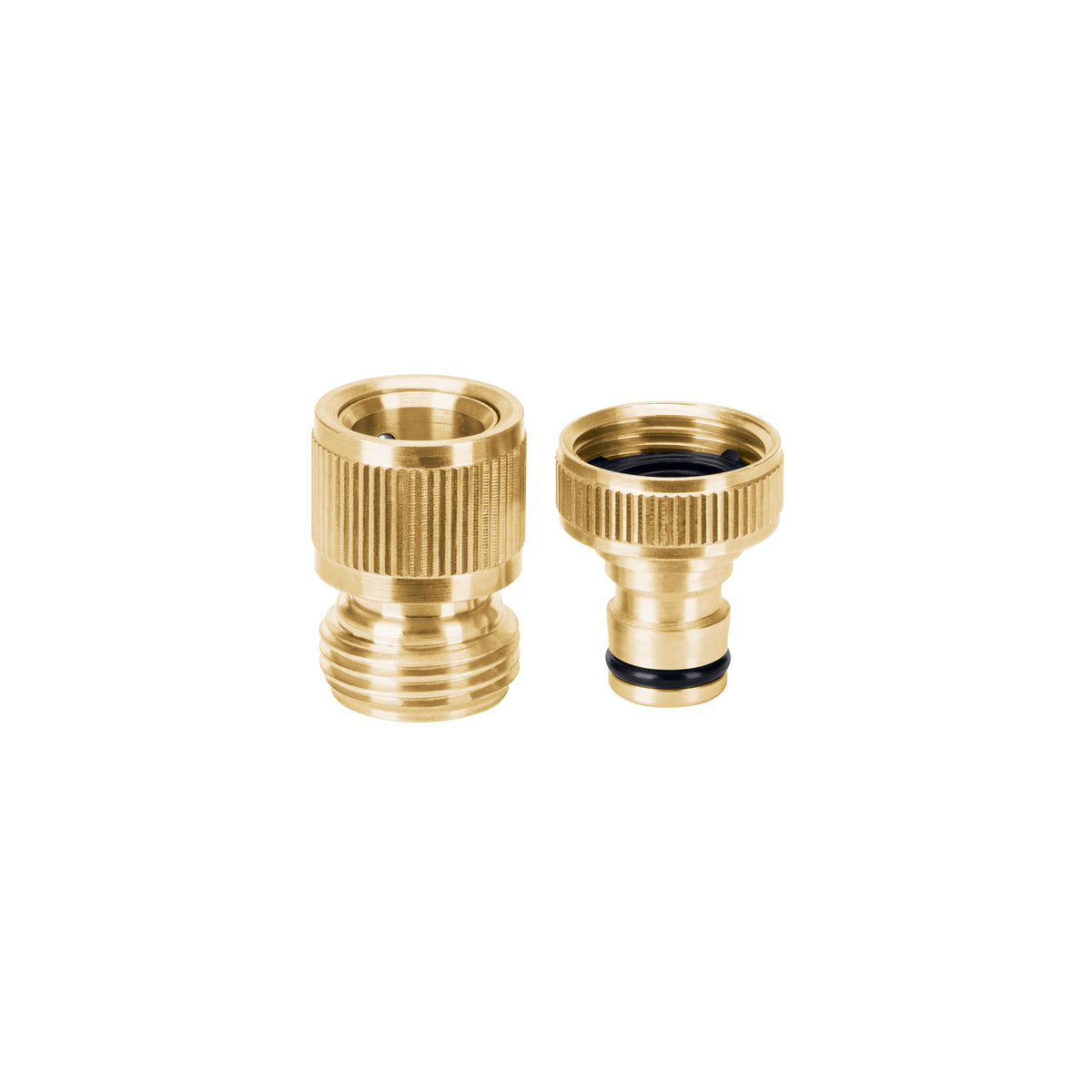Conector 3/4' rápido de latón grifo-manguera sistema click — foto oficial 1