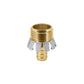 Conector 1/2' macho tipo garra de aluminio, TRUPER — foto oficial 1