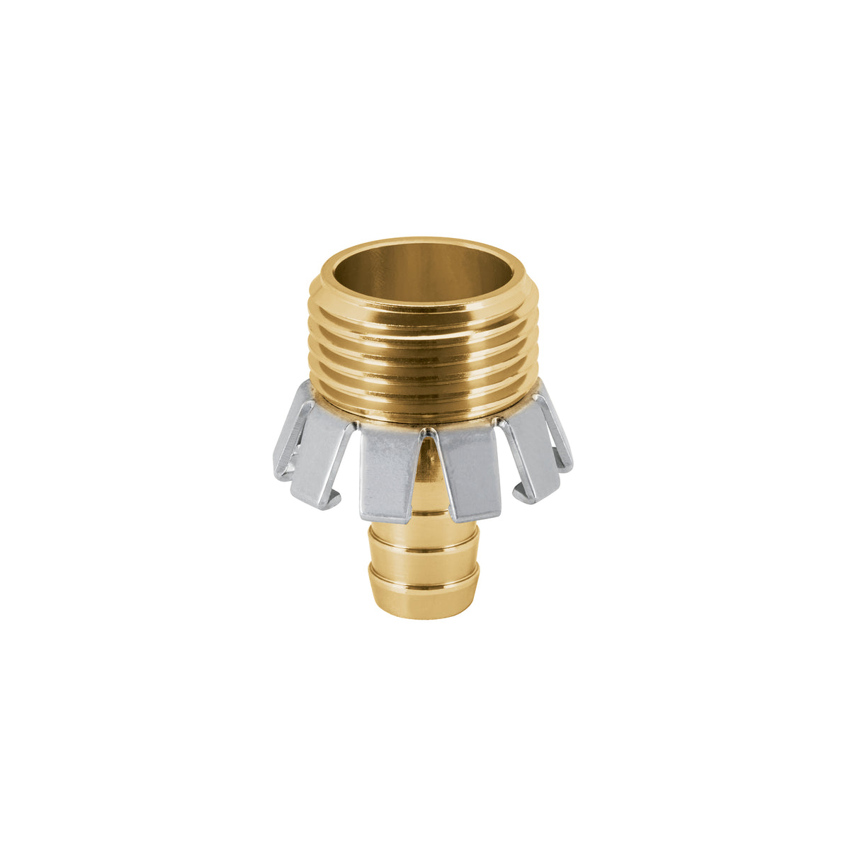 Conector 1/2' macho tipo garra de aluminio, TRUPER — foto oficial 1