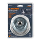 Carda copa 4' alambre ondulado fino, Multi-rosca, TRUPER, Truper, SKU 100858 — vista 2