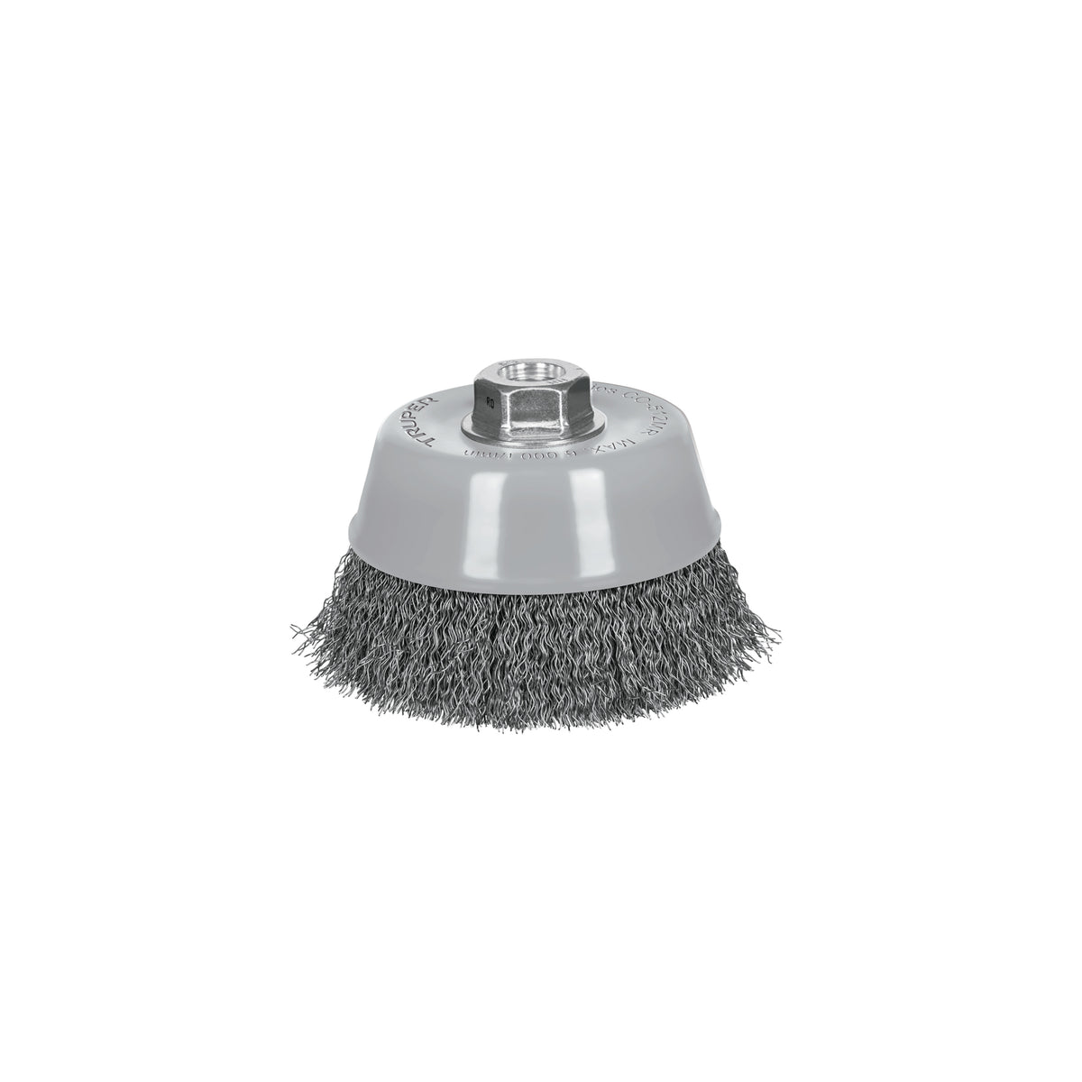 Carda copa 5' alambre ondulado fino, Multi-rosca, TRUPER, Truper, SKU 100859