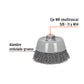 Carda copa 5' alambre ondulado grueso, Multi-rosca, TRUPER, Truper, SKU 100870 — vista 3