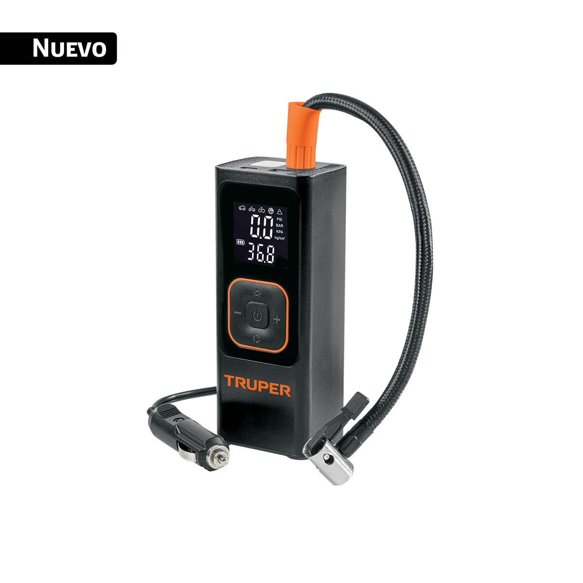 Inflador de aire inalámbrico portátil 150 PSI, TRUPER — foto oficial 1