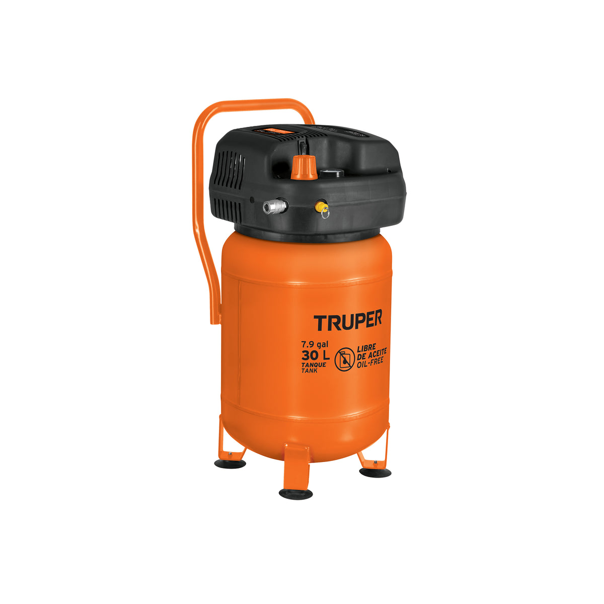 Compresor libre de aceite 30L 3HP vertical 127V TRUPER — foto oficial 1