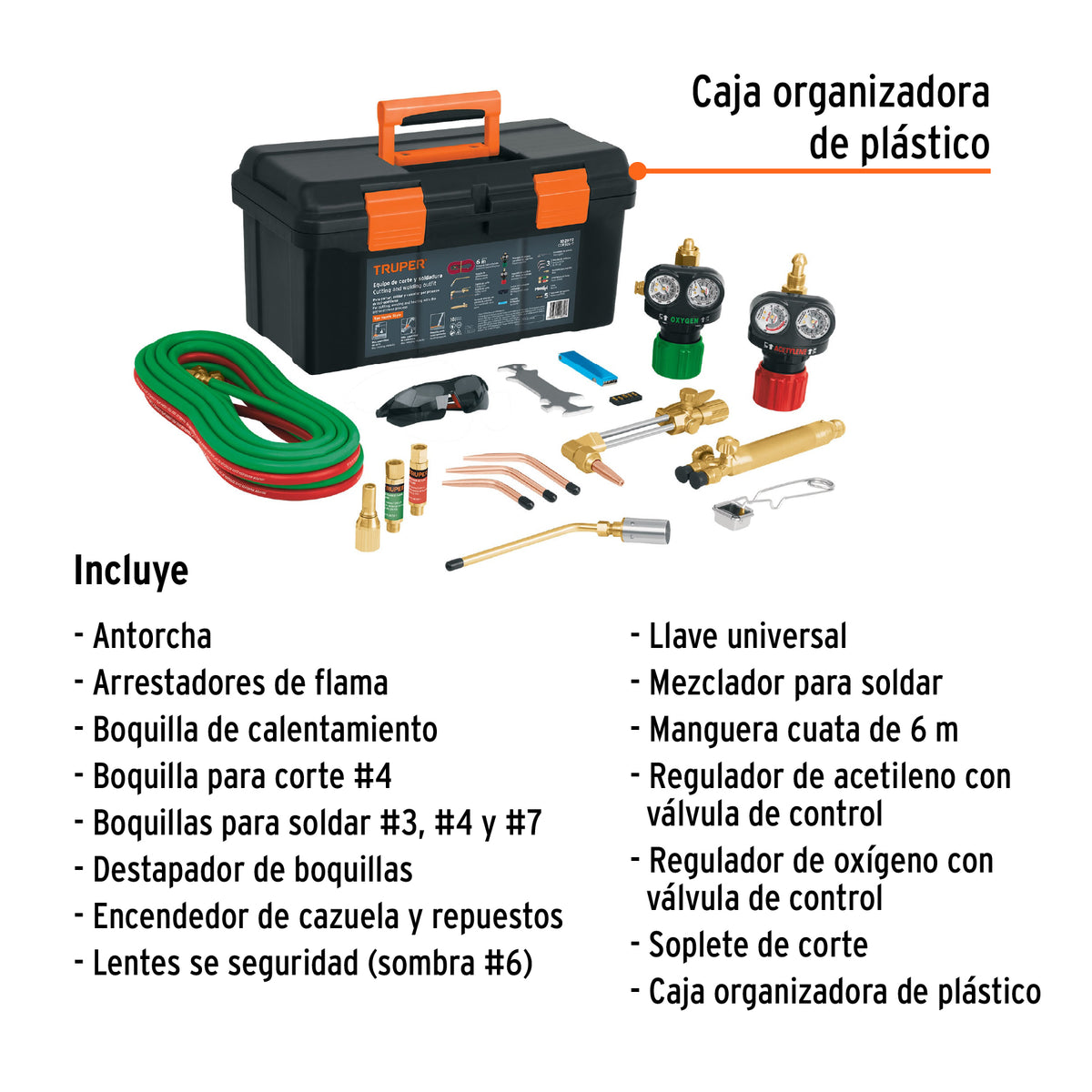 Equipo de oxicorte y soldadura, TRUPER, Truper, SKU 102972 — vista 3