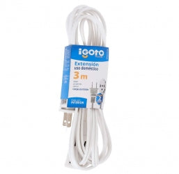 EXTENSIÓN USO DOMÉSTICO BLANCO 3M IGOTO ED13-3B
