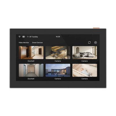 Pantalla Inalámbrica / Con Batería Recargable 4600mAh / Wi-Fi / Ideal Para Escritorio o Pared / Vista en Vivo de Cámaras EZVIZ / Compatible con Videoportero CS-HP7 para ver Cámara y Apertura Remota / Audio de Dos Vías