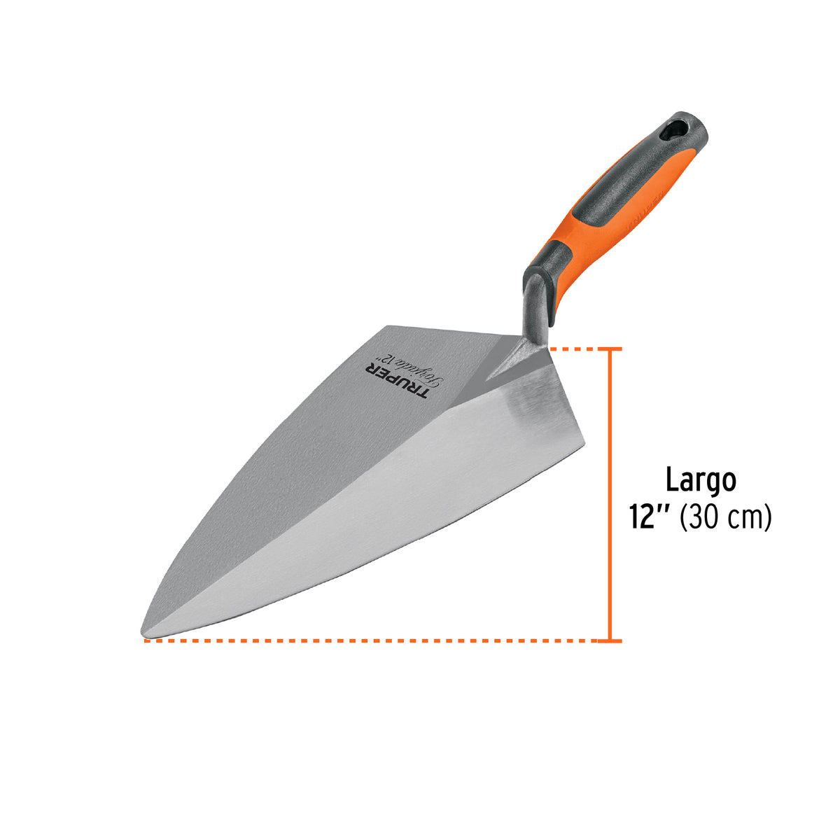 Cuchara para albañil 12' forjada tipo Filadelfia,mgo Comfort, Truper, SKU 102617 — vista 4