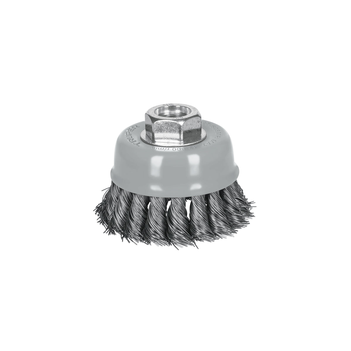 Carda copa 3' alambre trenzado fino, Multi-rosca, TRUPER, Truper, SKU 100851