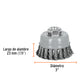 Carda copa 3' alambre trenzado grueso, Multi-rosca, TRUPER, Truper, SKU 100854 — vista 4