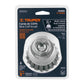 Carda copa 3' alambre trenzado fino, Multi-rosca, TRUPER, Truper, SKU 100851 — vista 2